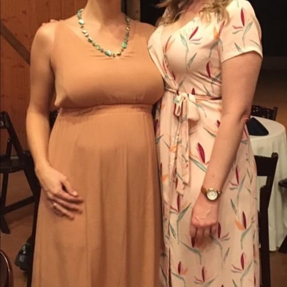 Maxi wrap dress with tie front - Picture 7 of 7